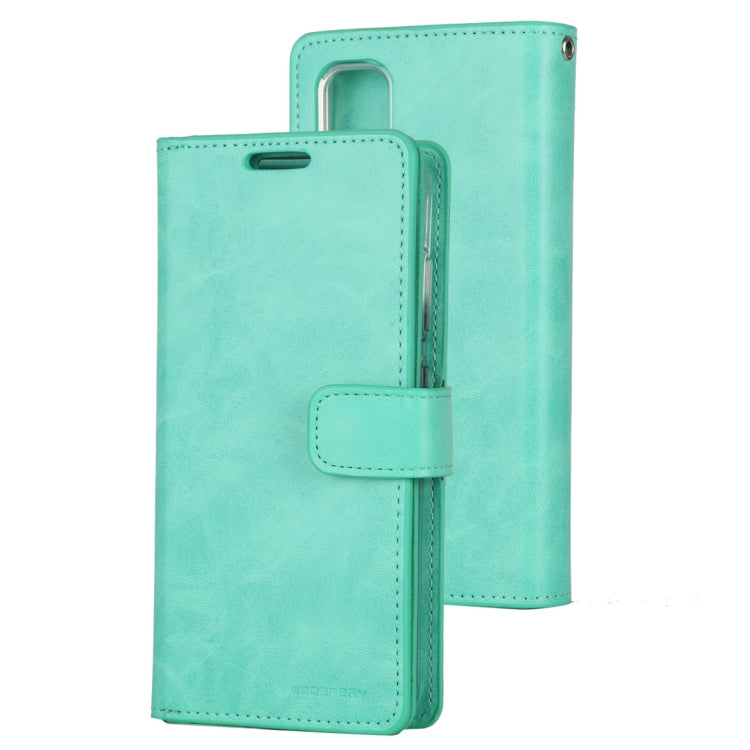 For Galaxy S20 Ultra GOOSPERY Mansoor Series Crazy Horse Texture Horizontal Flip Leather Case With Bracket & Card Slot & Wallet