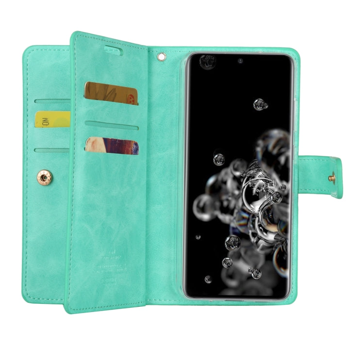 For Galaxy S20 Ultra GOOSPERY Mansoor Series Crazy Horse Texture Horizontal Flip Leather Case With Bracket & Card Slot & Wallet
