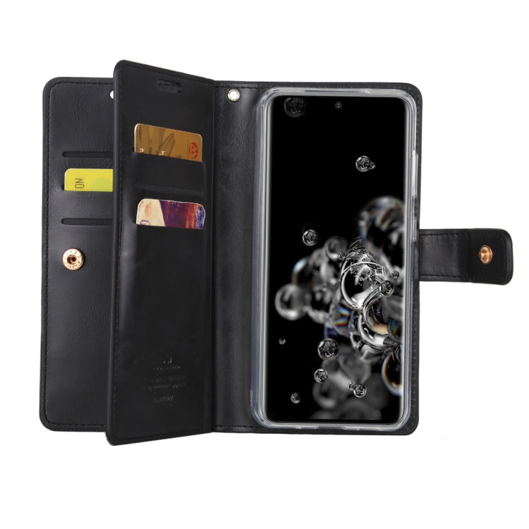 For Galaxy S20 Ultra GOOSPERY Mansoor Series Crazy Horse Texture Horizontal Flip Leather Case With Bracket & Card Slot & Wallet