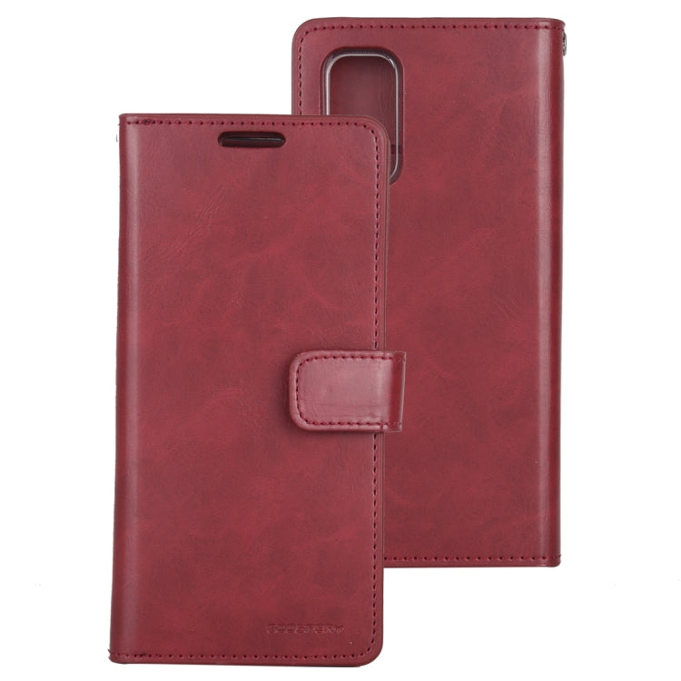 For Galaxy S20 Ultra GOOSPERY Mansoor Series Crazy Horse Texture Horizontal Flip Leather Case With Bracket & Card Slot & Wallet