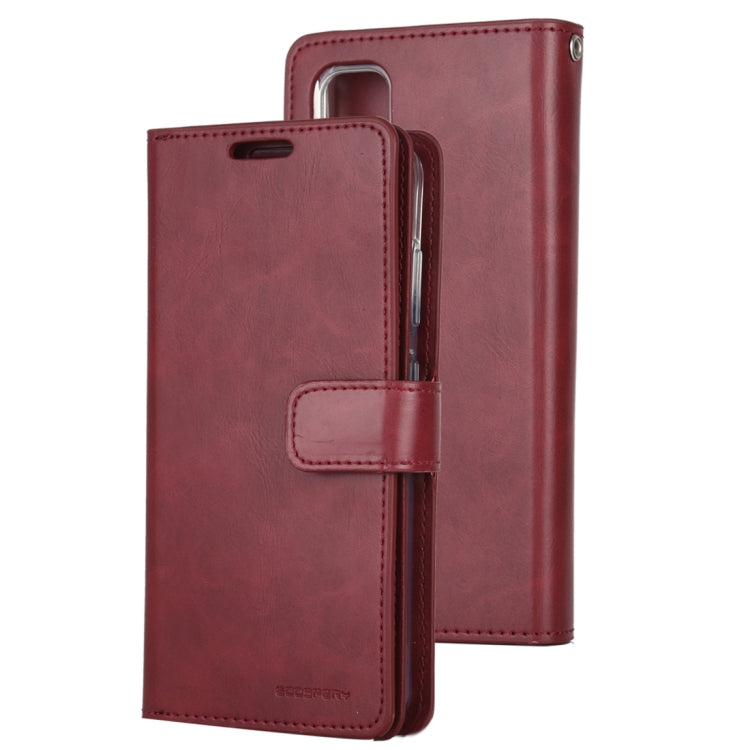 For Galaxy S20 Ultra GOOSPERY Mansoor Series Crazy Horse Texture Horizontal Flip Leather Case With Bracket & Card Slot & Wallet
