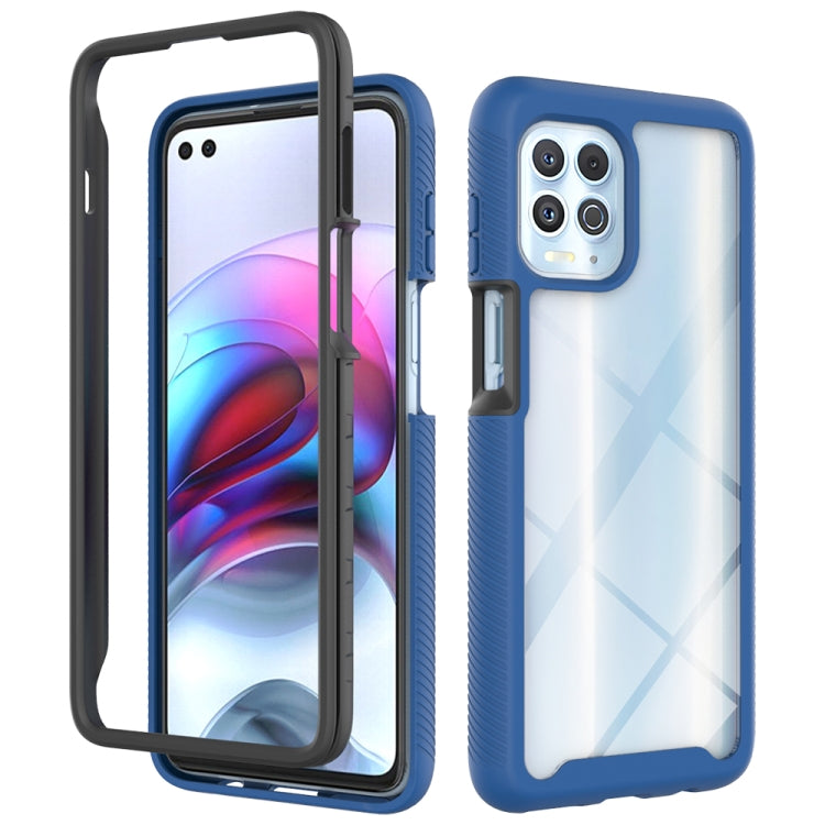 For Motorola Moto G100 / Edge S Starry Sky Solid Color TPU Clear PC Phone Case