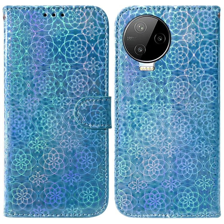 For Infinix Note 12 Pro 4G Colorful Magnetic Buckle Leather Phone Case