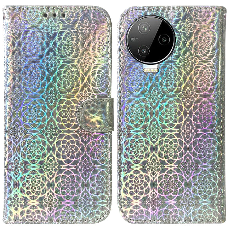 For Infinix Note 12 Pro 4G Colorful Magnetic Buckle Leather Phone Case