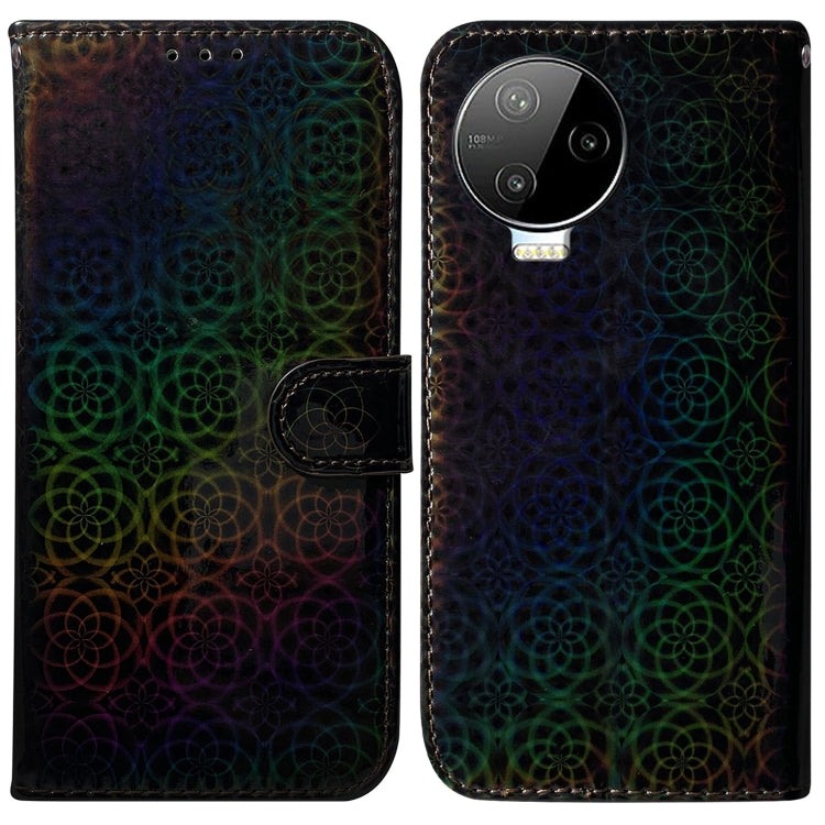 For Infinix Note 12 Pro 4G Colorful Magnetic Buckle Leather Phone Case