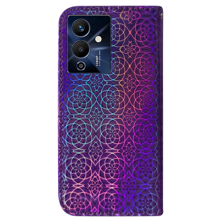For Infinix Note 12 Pro 5G Colorful Magnetic Buckle Leather Phone Case