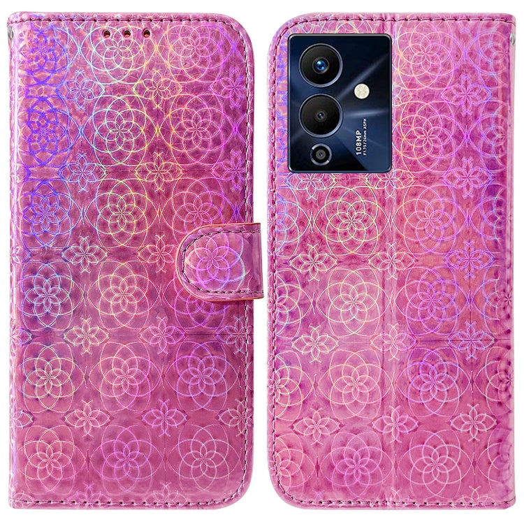 For Infinix Note 12 Pro 5G Colorful Magnetic Buckle Leather Phone Case