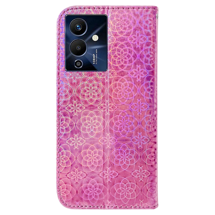 For Infinix Note 12 Pro 5G Colorful Magnetic Buckle Leather Phone Case