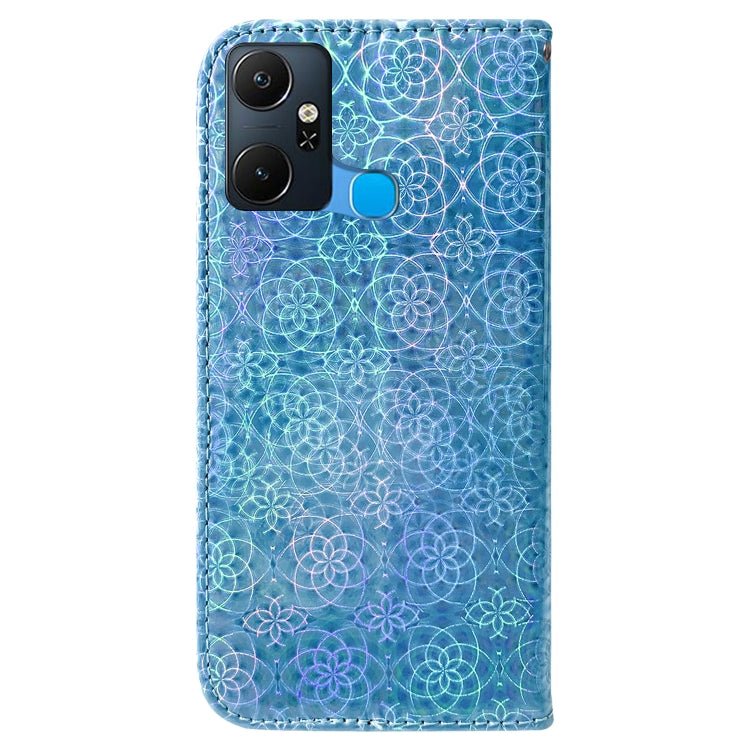For Infinix Smart 6 Plus Colorful Magnetic Buckle Leather Phone Case