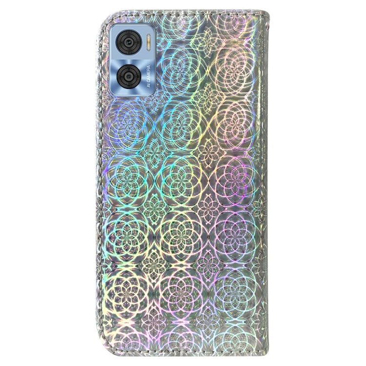 For Motorola Moto E22/E22i Colorful Magnetic Buckle Leather Phone Case