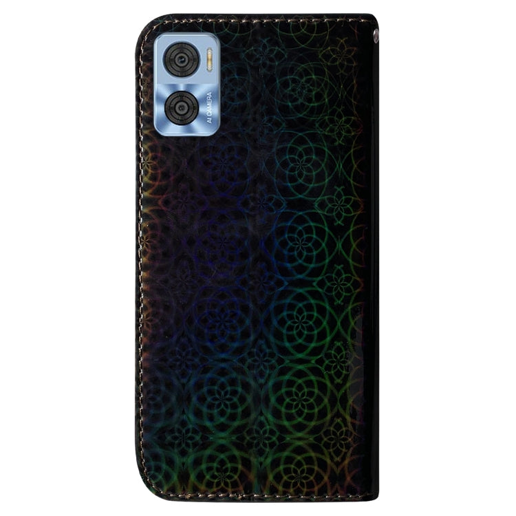 For Motorola Moto E22/E22i Colorful Magnetic Buckle Leather Phone Case