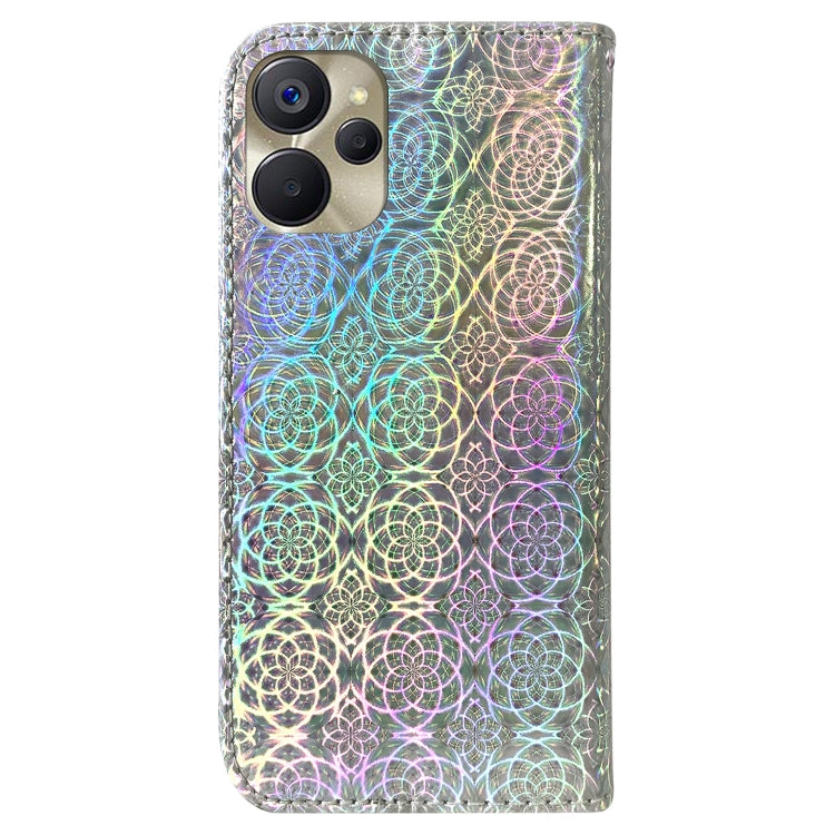 For Realme 9i 5G Colorful Magnetic Buckle Leather Phone Case
