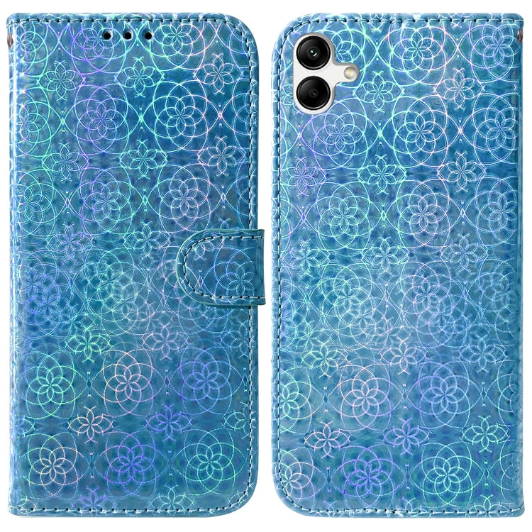 For Samsung Galaxy A04/M13 5G Colorful Magnetic Buckle Leather Phone Case