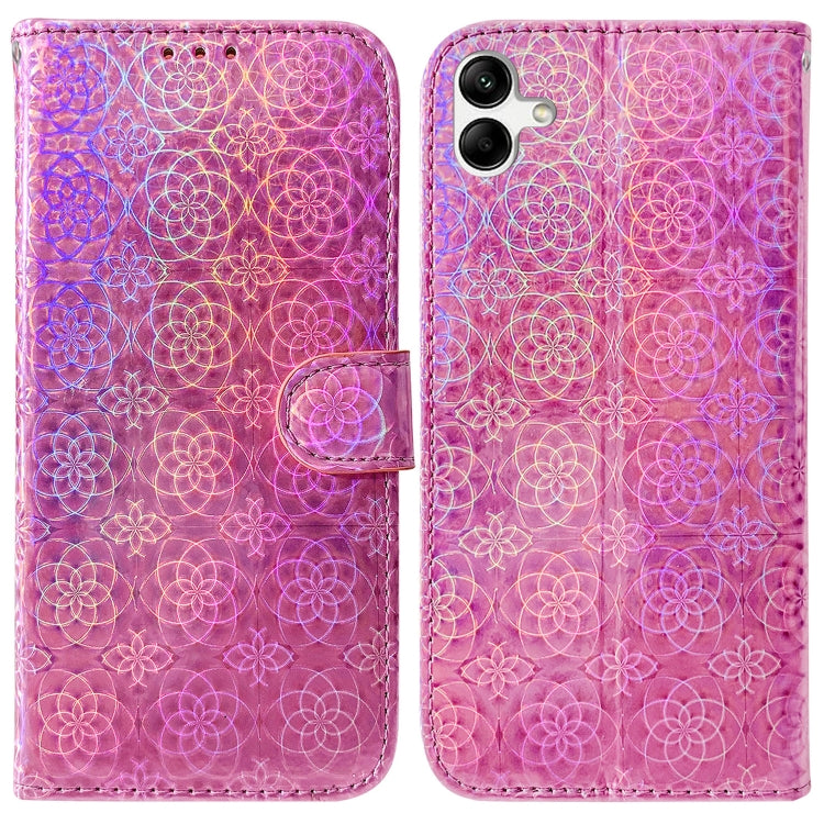 For Samsung Galaxy A04/M13 5G Colorful Magnetic Buckle Leather Phone Case