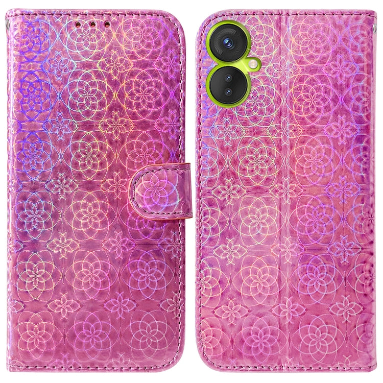 For Tecno Camon 19 Neo Colorful Magnetic Buckle Leather Phone Case