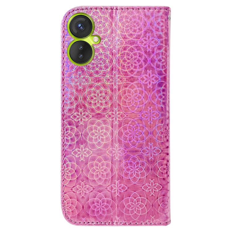 For Tecno Camon 19 Neo Colorful Magnetic Buckle Leather Phone Case