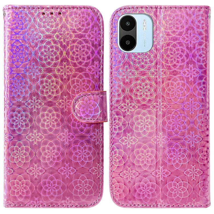 For Xiaomi Redmi A1 Colorful Magnetic Buckle Leather Phone Case