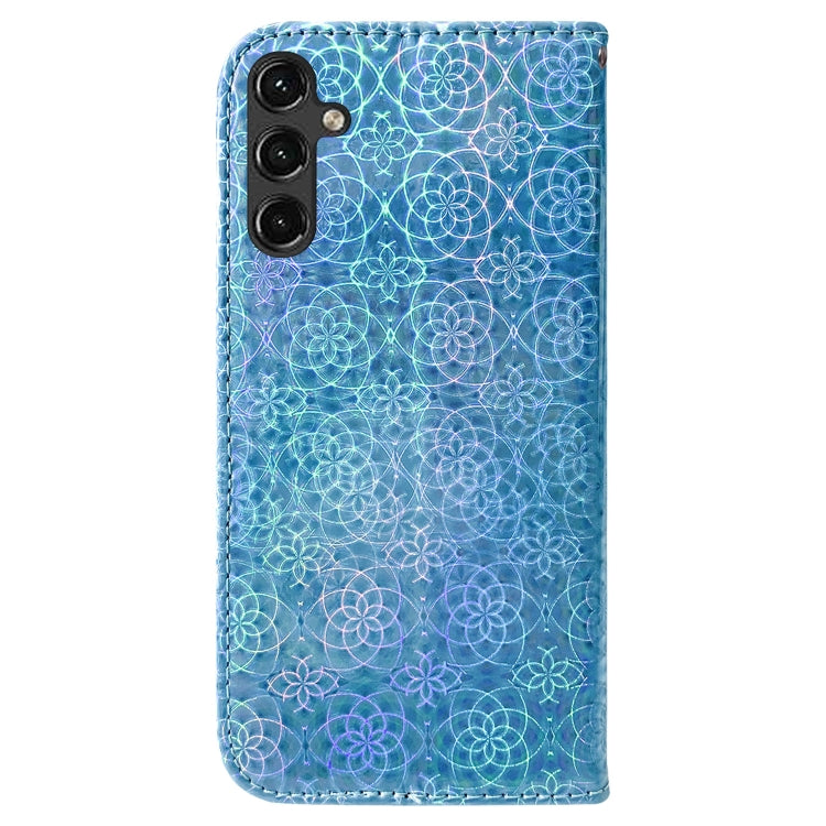 For Samsung Galaxy A14 5G Colorful Magnetic Buckle Leather Phone Case