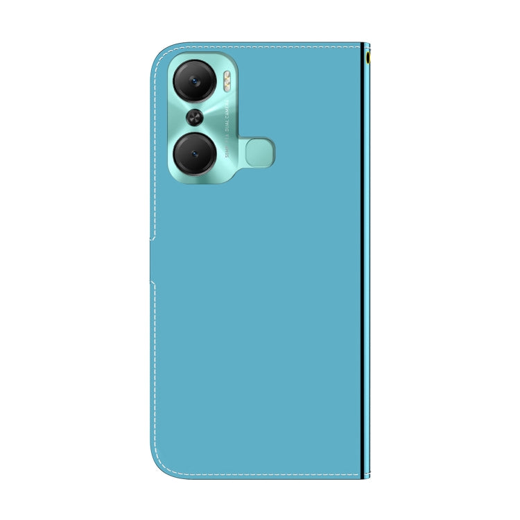 For Infinix Hot 12 Pro Imitated Mirror Surface Leather Phone Case