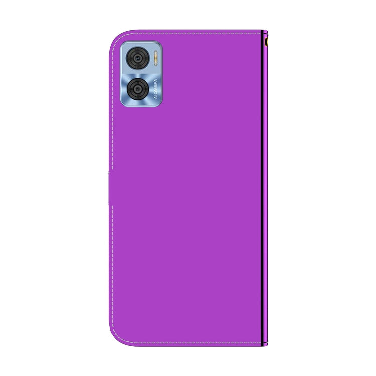 For Motorola Moto E22/E22i Imitated Mirror Surface Leather Phone Case