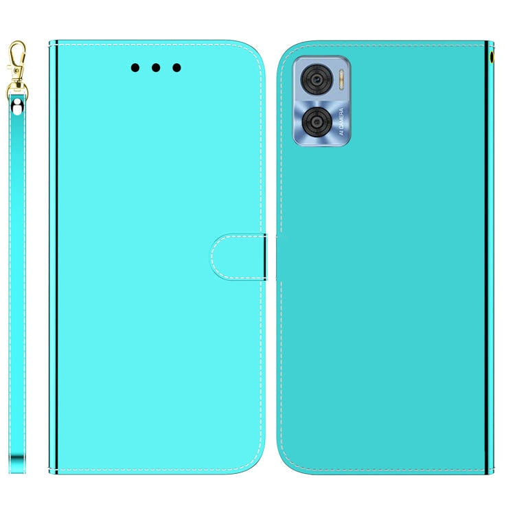 For Motorola Moto E22/E22i Imitated Mirror Surface Leather Phone Case