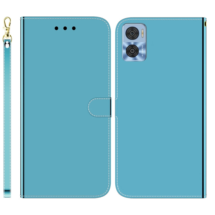 For Motorola Moto E22/E22i Imitated Mirror Surface Leather Phone Case