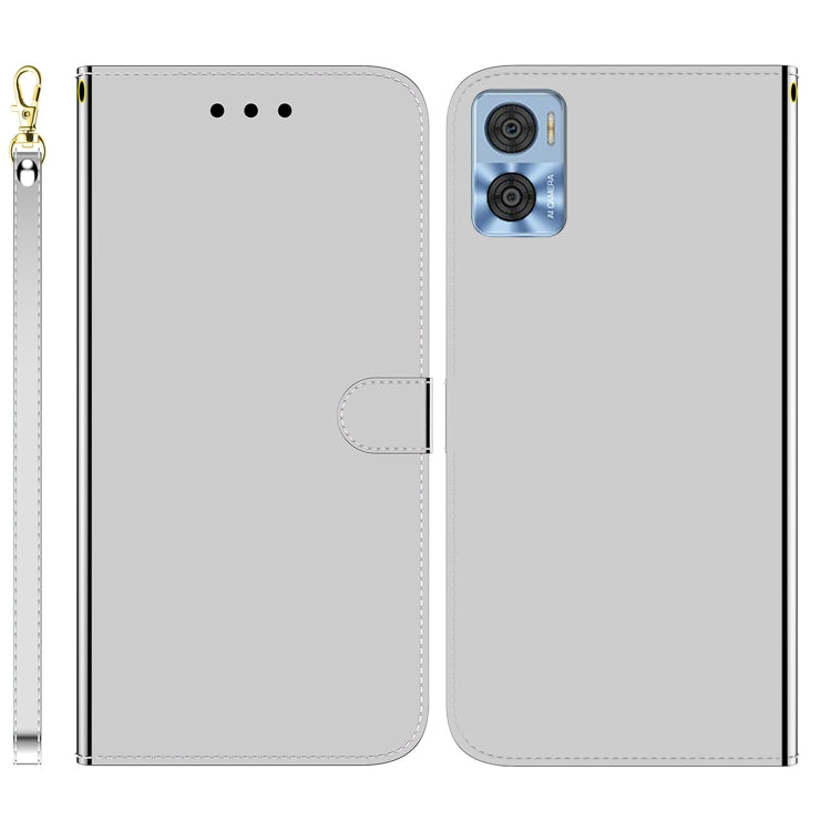 For Motorola Moto E22/E22i Imitated Mirror Surface Leather Phone Case