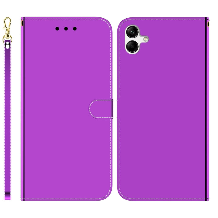 For Samsung Galaxy A04/M13 5G Imitated Mirror Surface Leather Phone Case