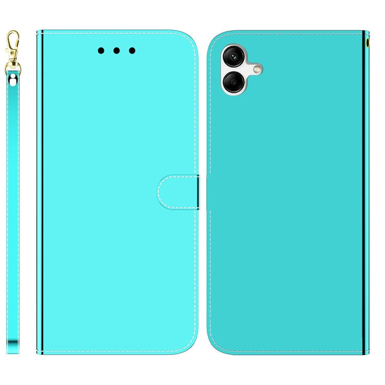 For Samsung Galaxy A04/M13 5G Imitated Mirror Surface Leather Phone Case