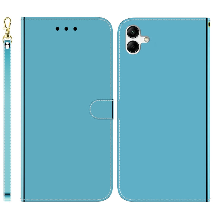 For Samsung Galaxy A04/M13 5G Imitated Mirror Surface Leather Phone Case