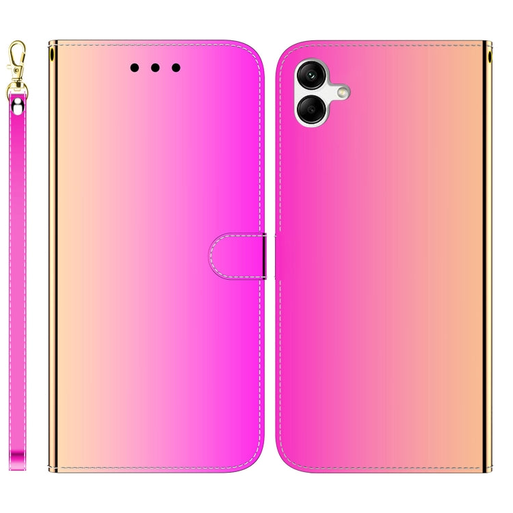 For Samsung Galaxy A04/M13 5G Imitated Mirror Surface Leather Phone Case