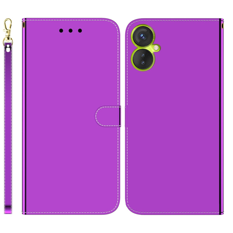 For Tecno Camon 19 Neo Imitated Mirror Surface Leather Phone Case