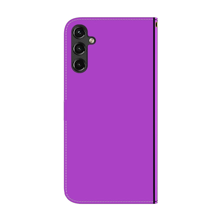 For Samsung Galaxy A14 5G Imitated Mirror Surface Leather Phone Case