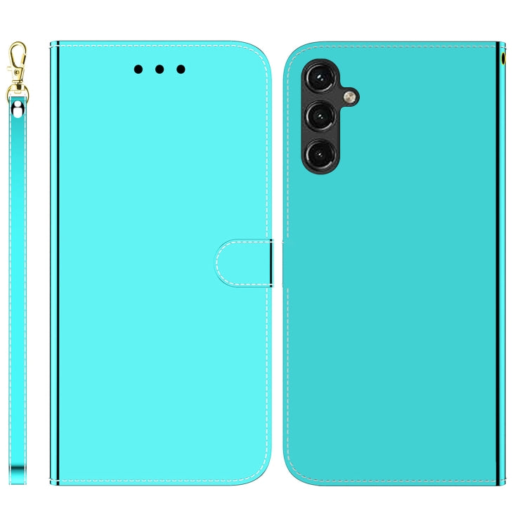 For Samsung Galaxy A14 5G Imitated Mirror Surface Leather Phone Case