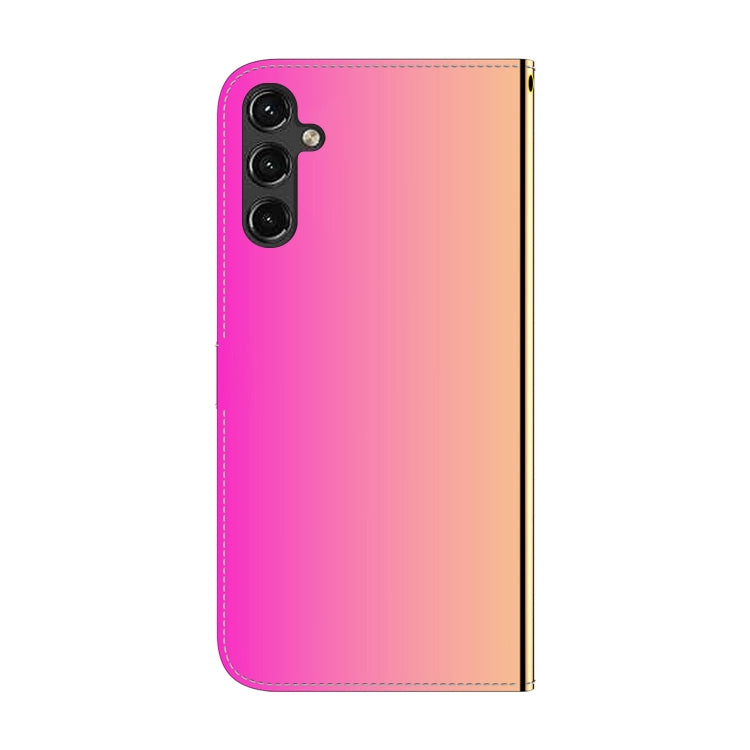For Samsung Galaxy A14 5G Imitated Mirror Surface Leather Phone Case