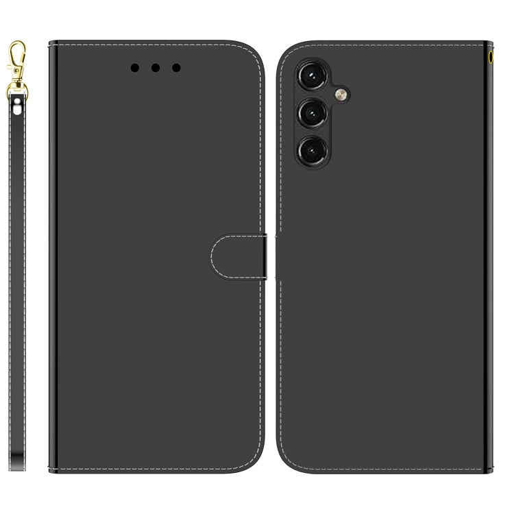 For Samsung Galaxy A14 5G Imitated Mirror Surface Leather Phone Case