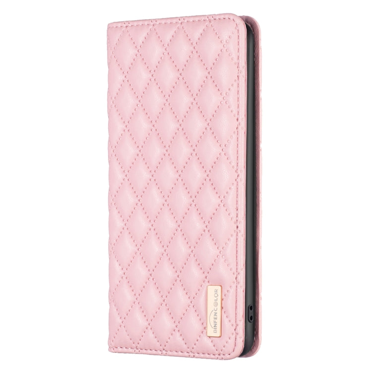 For iPhone 14 Pro Diamond Lattice Magnetic Leather Flip Phone Case