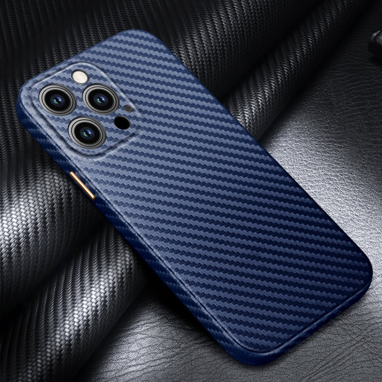 For iPhone 14 Pro R-JUST Carbon Fiber Texture Kevlar Phone Case