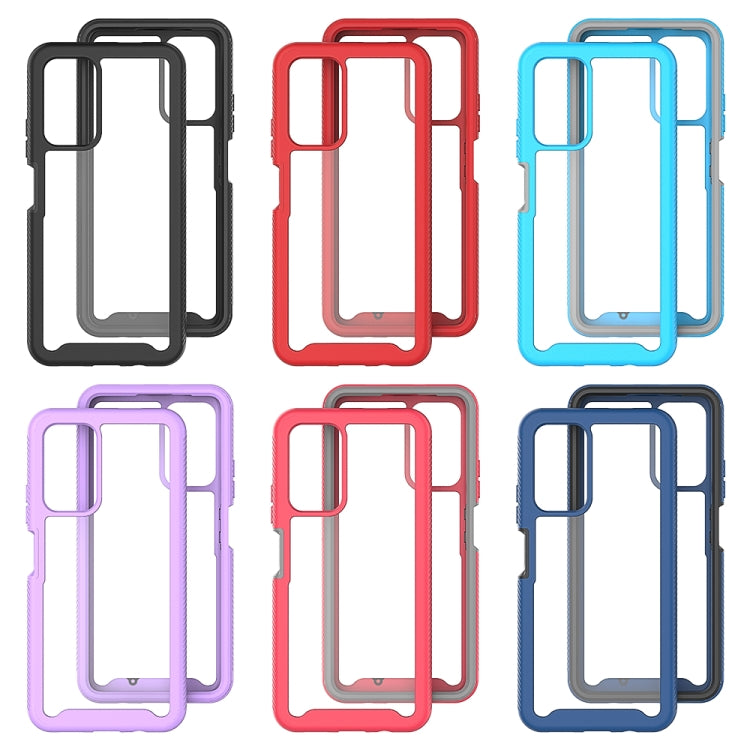 For Xiaomi Poco M4 Pro 5G / Redmi Note 11S 5G Starry Sky Solid Color Shockproof TPU Clear PC Phone Case