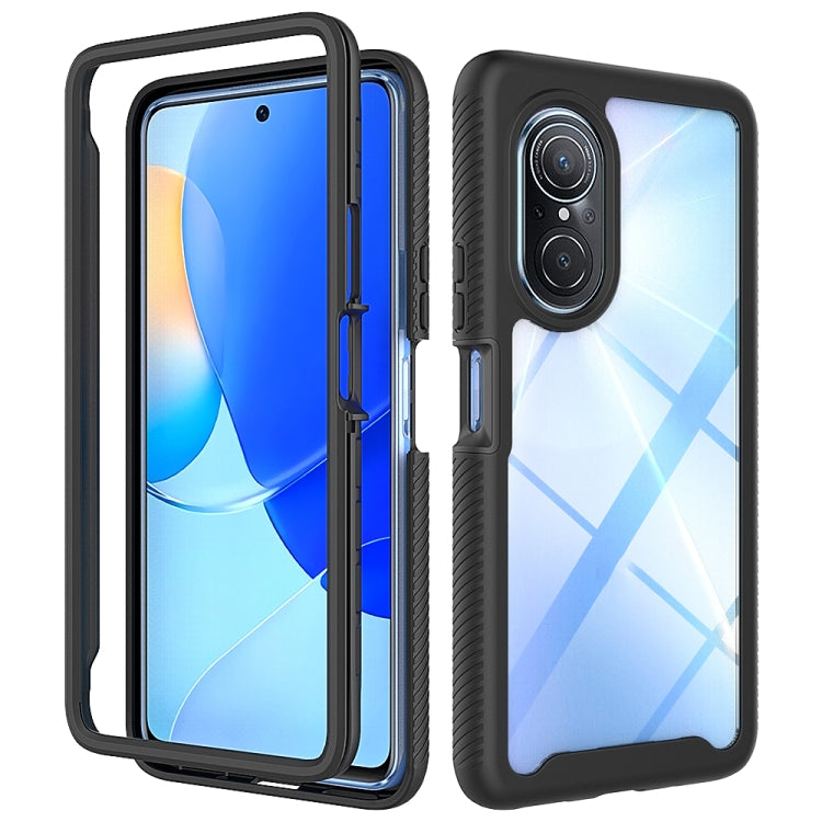For Huawei Nova 9 SE Starry Sky Solid Color Shockproof TPU Clear PC Phone Case