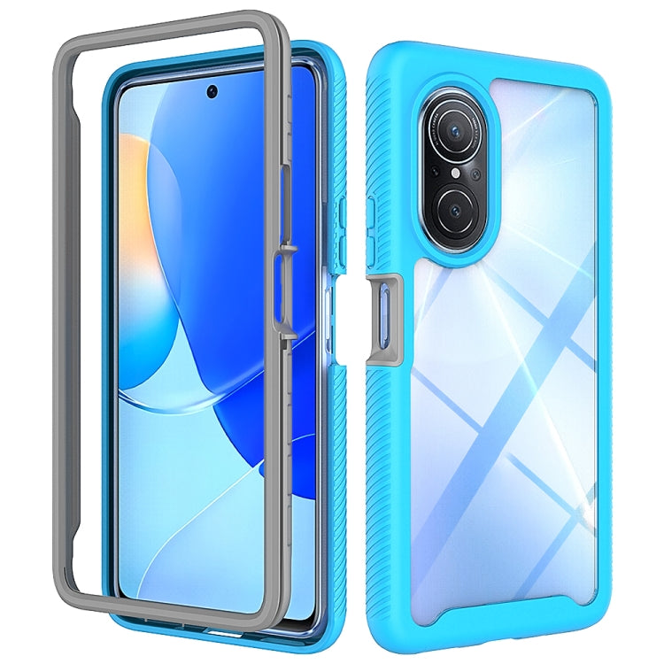 For Huawei Nova 9 SE Starry Sky Solid Color Shockproof TPU Clear PC Phone Case
