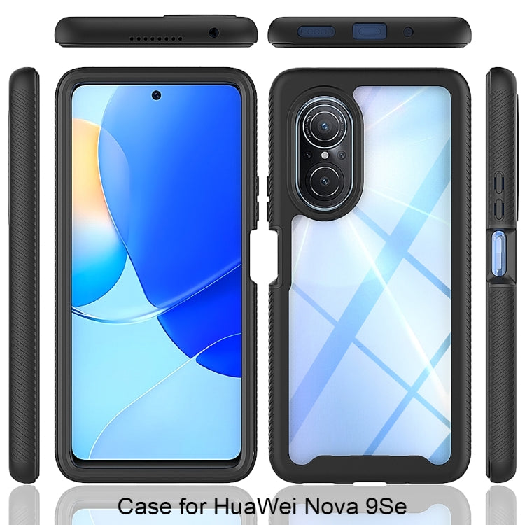 For Huawei Nova 9 SE Starry Sky Solid Color Shockproof TPU Clear PC Phone Case