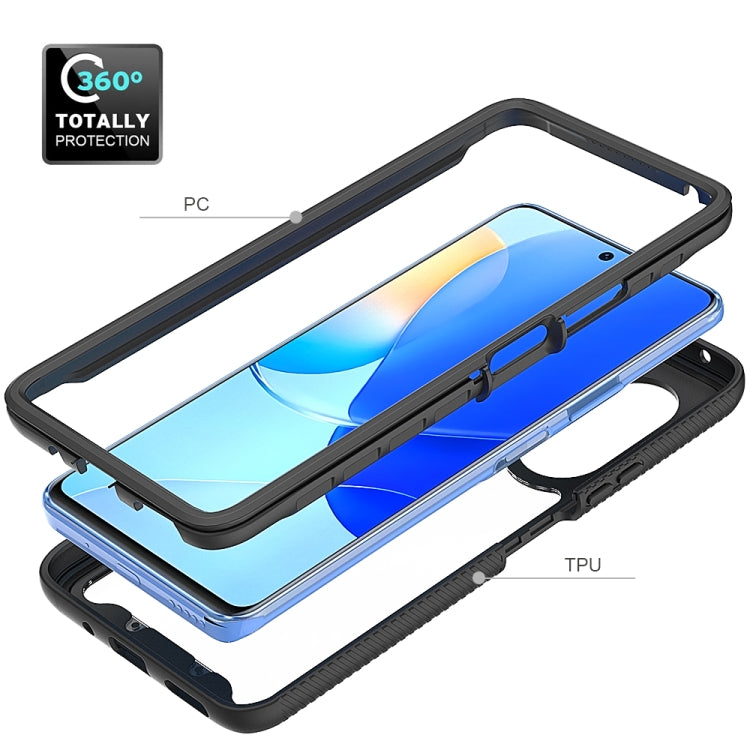 For Huawei Nova 9 SE Starry Sky Solid Color Shockproof TPU Clear PC Phone Case