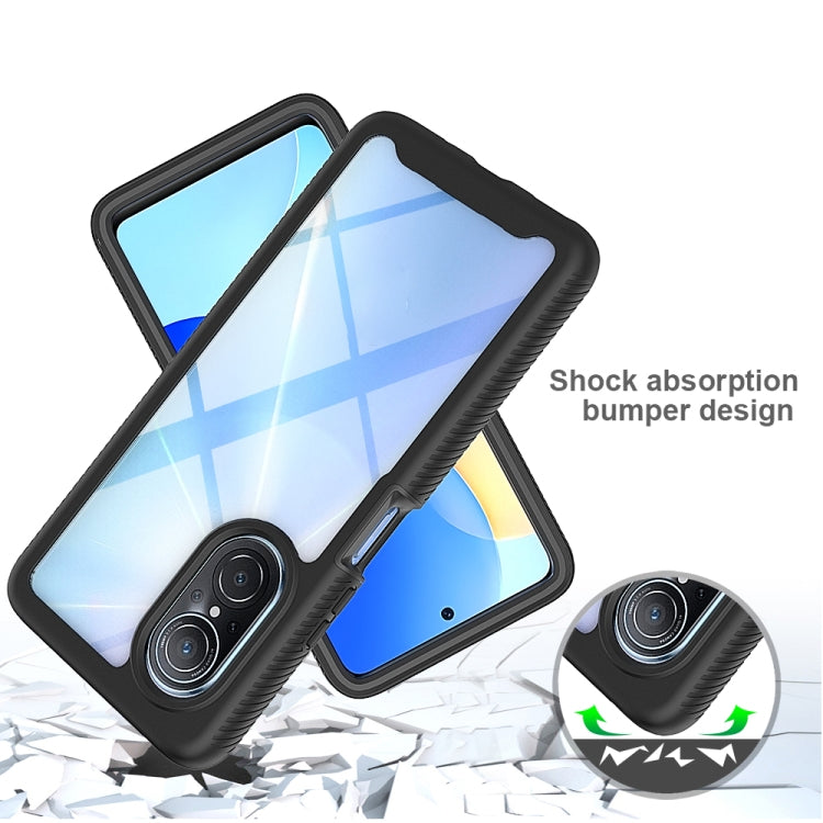 For Huawei Nova 9 SE Starry Sky Solid Color Shockproof TPU Clear PC Phone Case