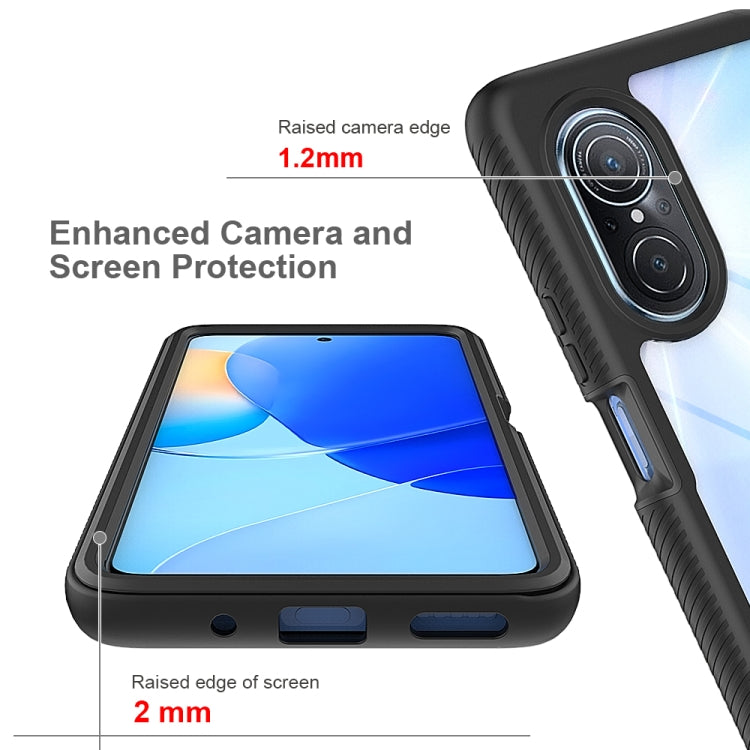 For Huawei Nova 9 SE Starry Sky Solid Color Shockproof TPU Clear PC Phone Case