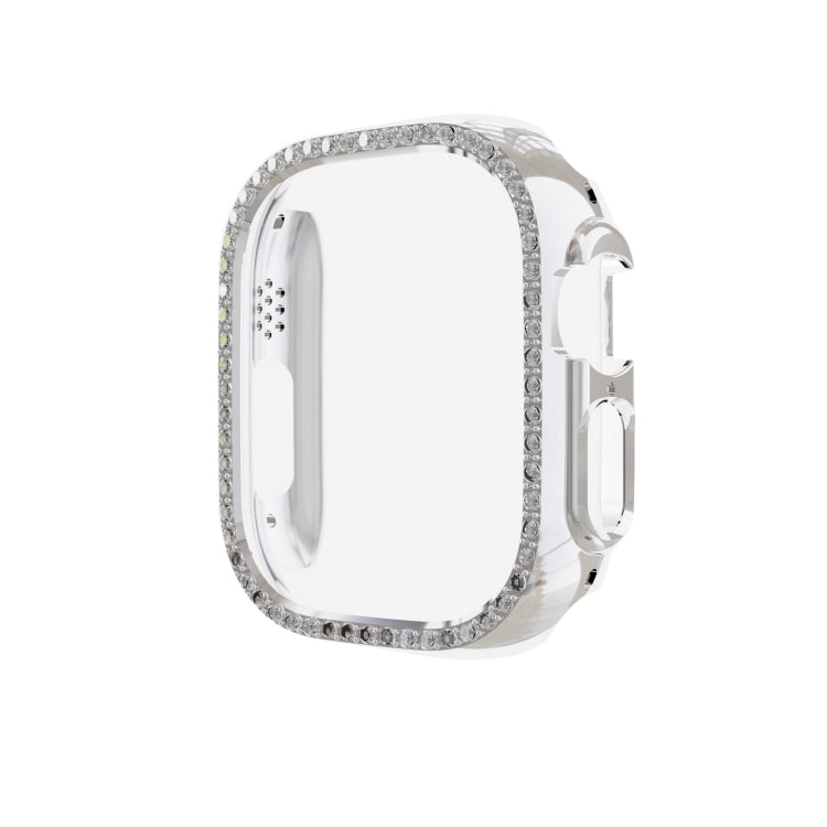 For Apple Watch Ultra 49mm Diamond Hollow PC Watch Case