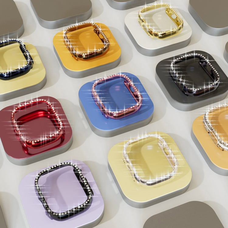 For Apple Watch Ultra 49mm Diamond Hollow PC Watch Case