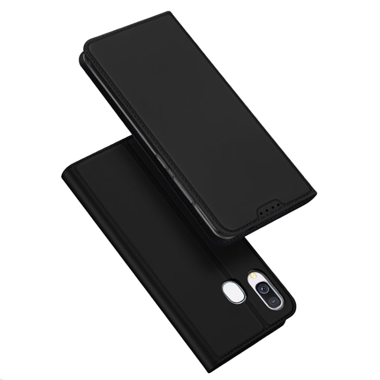 For Samsung Galaxy A40 DUX DUCIS Skin Pro Series Flip Leather Phone Case