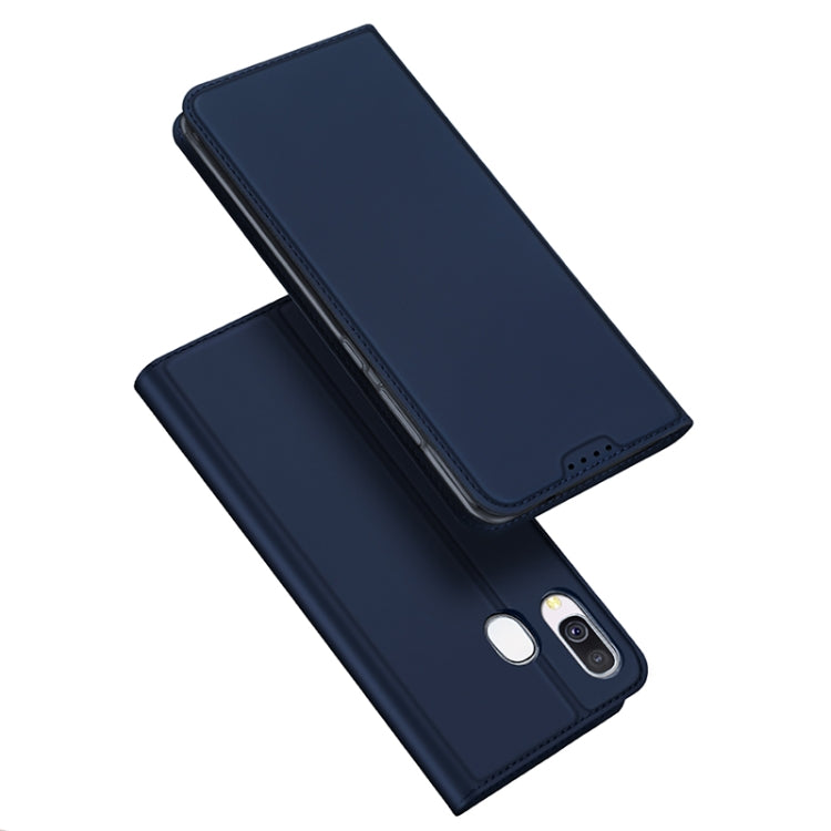 For Samsung Galaxy A40 DUX DUCIS Skin Pro Series Flip Leather Phone Case