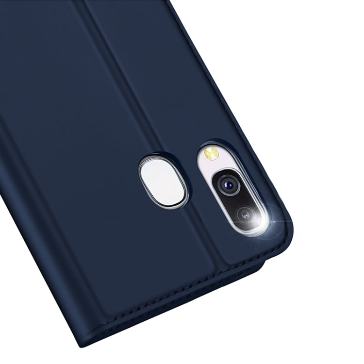 For Samsung Galaxy A40 DUX DUCIS Skin Pro Series Flip Leather Phone Case